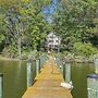 Waterfront Lusby Escape w/ Fire Pit & Kayaks!