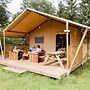 Atmospheric Glamping Tent With Bathroom in Nature