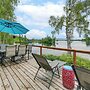 Scenic Waterfront Big Lake Home: Fish, Boat, Sled!