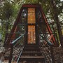 Eco village in the forest