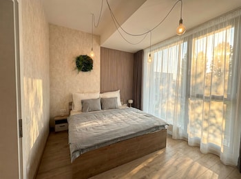 8-Min to Airport 1BR & 1LR Flat