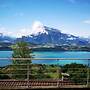 Chalet With Panoramic Views of the Mountains of the Oberland and Lake 