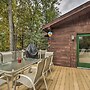 Deck w/ Private Hot Tub: James Creek Cabin