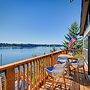 Private Beach at Waterfront Harstine Island Escape