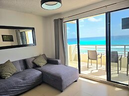 Oceanfront white sand beach condo