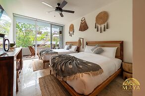 NHOA 207A Lux 2BR Condo Pool View in Aldea Zama