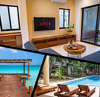 Villa Kabah Resort Pool AC Fast Internet