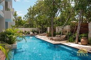 NHOA 107B Lux 1BR Condo Pool access in Aldea Zama