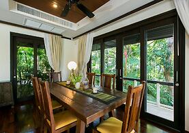 Katamanda Villa Chanti pool with gardens near Kata beach