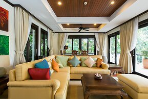 Katamanda Villa Chanti pool with gardens near Kata beach