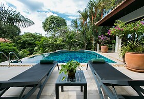 Katamanda Villa Chanti pool with gardens near Kata beach