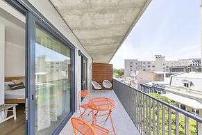 Studio With Large Balcony