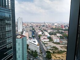 High-rise Reforma Apartment , 2bdr, 2bath,