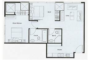 2 Bed Serviced Panoramic Skyvillas - Check in From 15h to 22h Only
