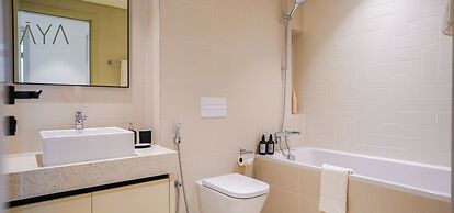 Aya - Beachfront Apartment With all Amenities and Pool