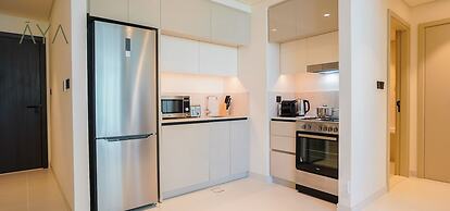 Aya - Beachfront Apartment With all Amenities and Pool