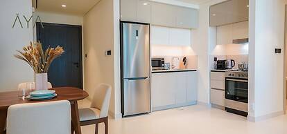 Aya - Beachfront Apartment With all Amenities and Pool