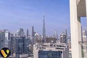 Vogue | Business Bay with full Burj Khalifa View