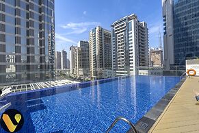 Vogue | Business Bay with full Burj Khalifa View
