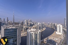 Vogue | Business Bay with full Burj Khalifa View