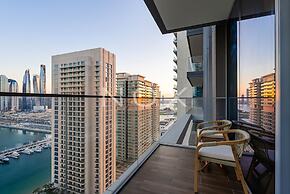 Pristine 1BR Beach Isle Emaar Beachfront