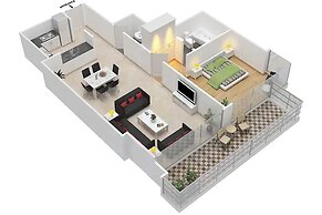 LUX  LIV Contemporary Marina View Suite