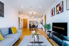 Sleek Apartment with Wine Fridge