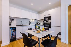 Sleek Apartment with Wine Fridge
