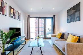 Sleek Apartment with Wine Fridge
