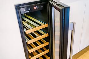 Sleek Apartment with Wine Fridge