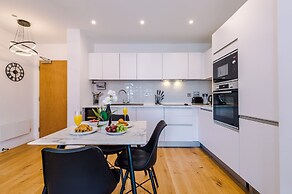 Sleek Apartment with Wine Fridge