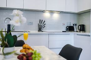 Sleek Apartment with Wine Fridge