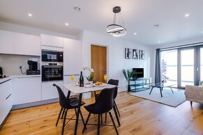 Sleek Apartment with Wine Fridge