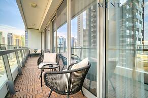 Exclusive 2BR Apt With Superb Balcony Marina Views