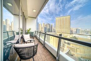 Exclusive 2BR Apt With Superb Balcony Marina Views