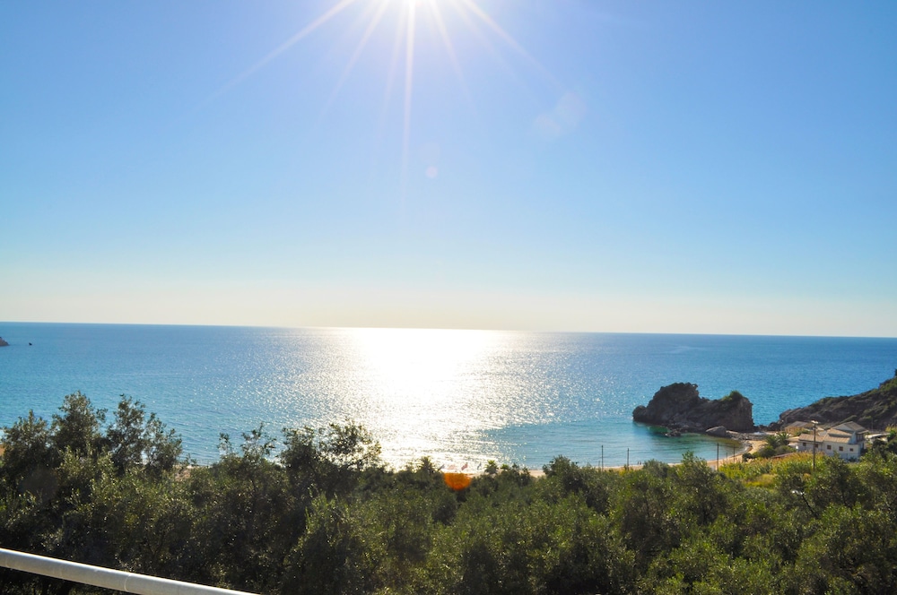 Pool Apartments With Panoramic Pelekas Beach View