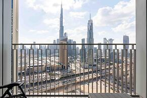 Regal 3BR Maid w Burj Khalifa View Balcony