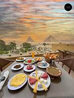 Egypt pyramids view