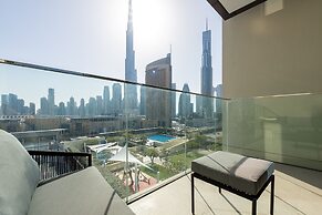 Downtown Escape Lush 2BR w Burj Khalifa View