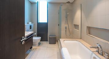 Downtown Escape Lush 2BR w Burj Khalifa View