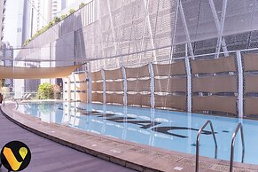 Damac Mall Street near Burj Khalifa