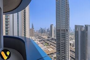 Damac Mall Street near Burj Khalifa