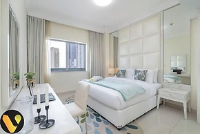 Damac Mall Street near Burj Khalifa