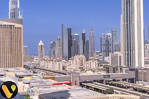 Damac Mall Street near Burj Khalifa