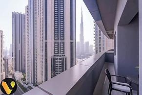 Damac Mall Street near Burj Khalifa