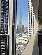 Damac Mall Street near Burj Khalifa