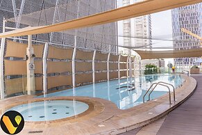 Damac Mall Street near Burj Khalifa