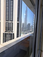 Damac Mall Street near Burj Khalifa