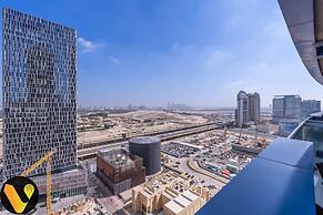 Damac Mall Street near Burj Khalifa