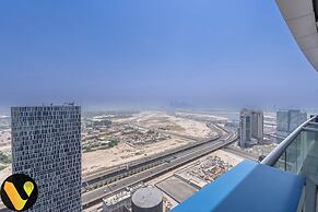 Damac Mall Street near Burj Khalifa